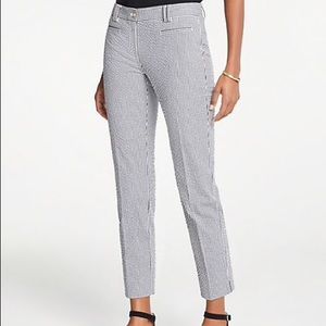 Seer Sucker Cropped Pants